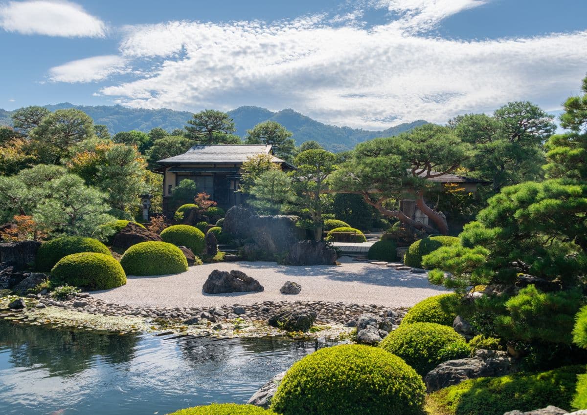 Japanischer Garten des Adachi Museum of Art