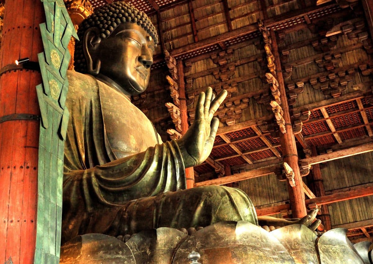 Der Große Buddha im Tōdai-ji-Tempel