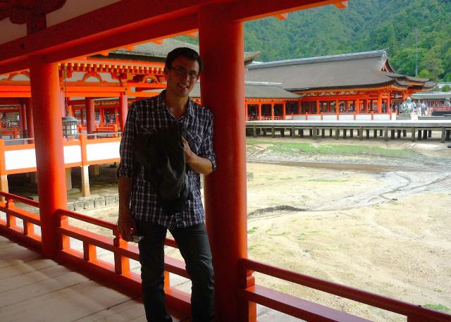 Der Itsukushima Schrein, Miyajima, Hiroshima
