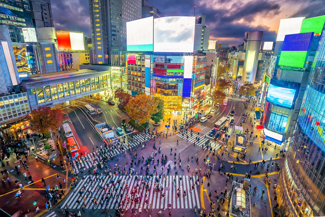 Shibuya-Crossing, Tokio    
