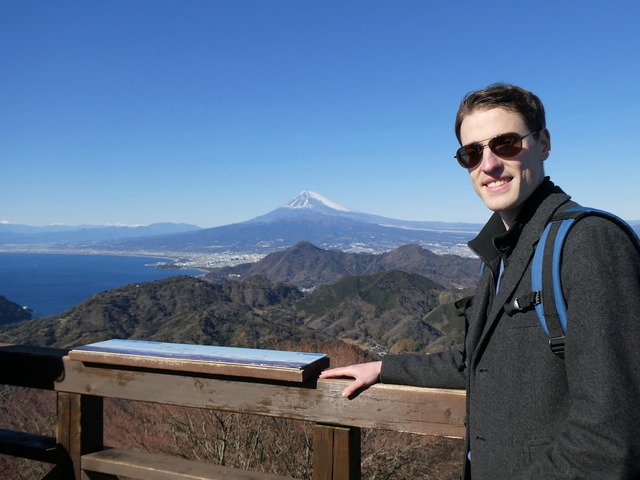 3.	Blick über die Izu-Halbinsel zum Fuji-sKlare Sicht genießt man besonders im Winter