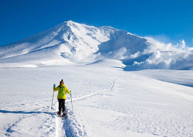 Skifahren im Daisetsuzan-Nationalpark