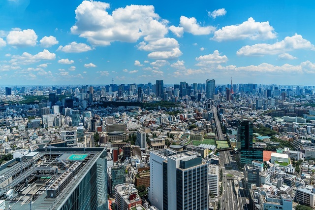 Skyline von Tokio mit Tokio Tower 