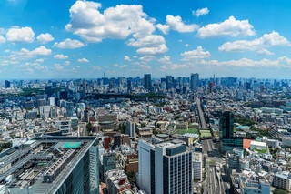Skyline von Tokio mit Tokio Tower 