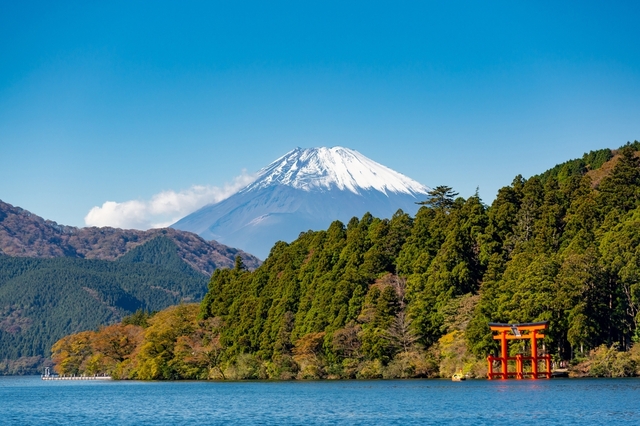 Ashi-See mit Mt. Fuji, Hakone (optionaler Tagesausflug) 