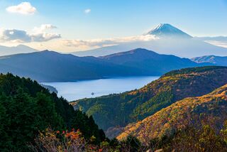 Ashi-See mit Mt. Fuji 