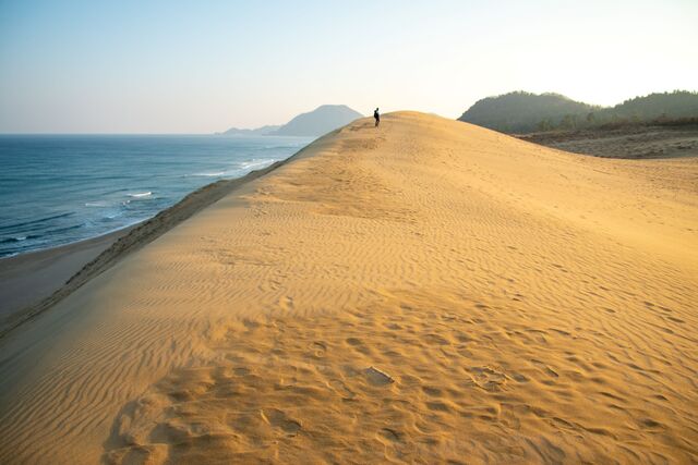 Die Sanddünen von Tottori 