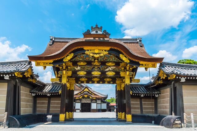 Karamon-Tor der Burg Nijo, Kyoto 